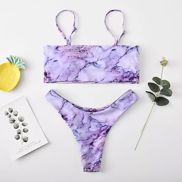 Other - 💕Last M💕 Sophie Purple Marble Bikini 💜💜